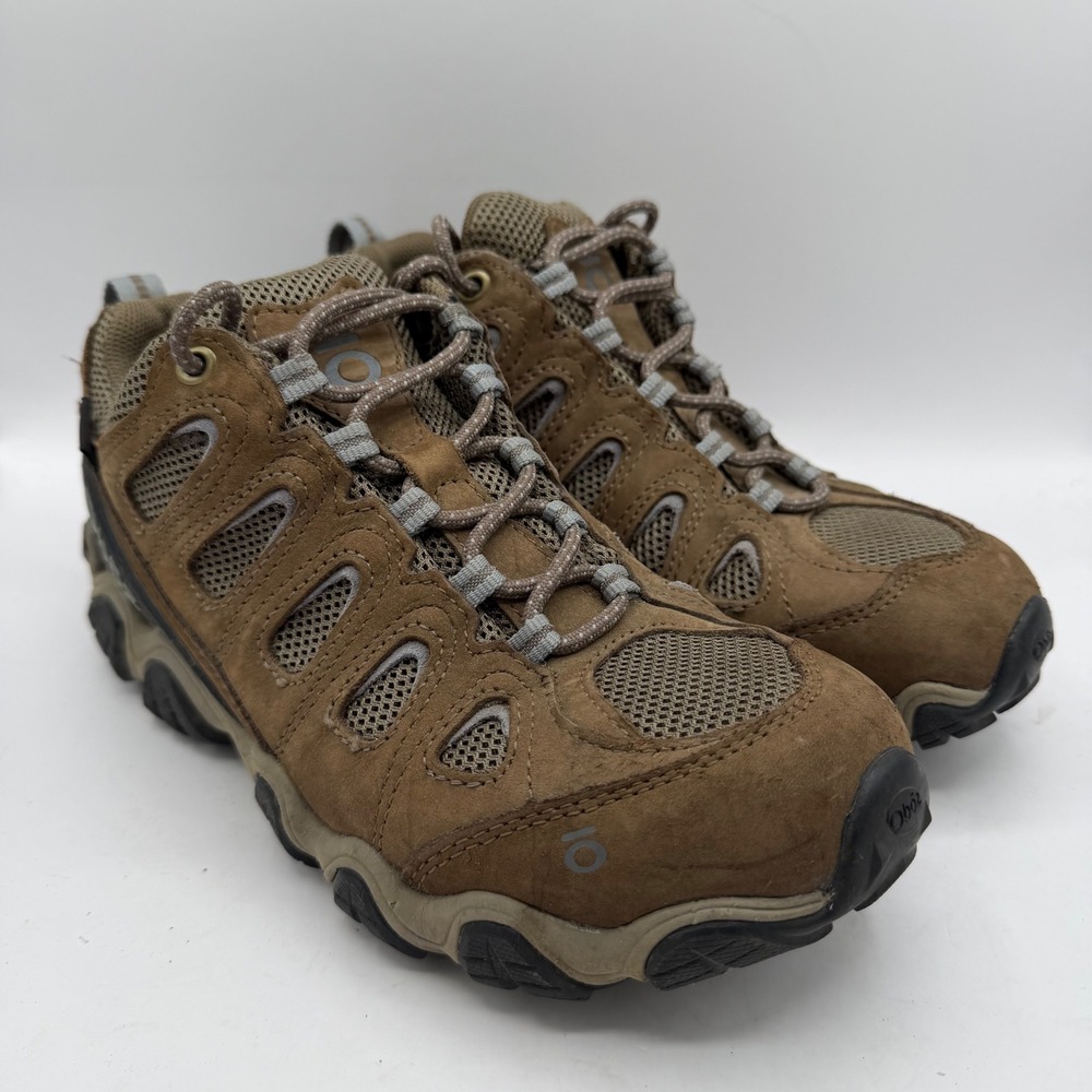 Oboz Hiking Shoes Womens 8 Sawtooth II Low B-DRY Brown Waterproof